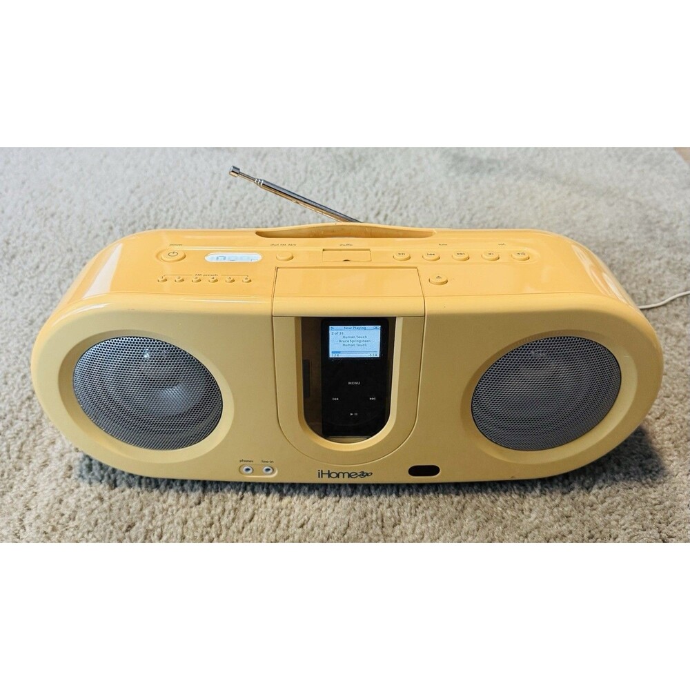 Vintage iHome iH26 Stereo System- iPod Nano With Music Included!